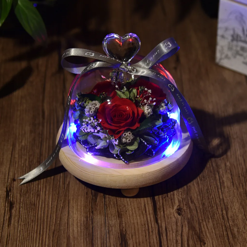 

Shutter Glasses Led Flower Day Light Valentine's Glass Rose Gifts Rose LED in The Dark Years Party Supplies Light up Sticks