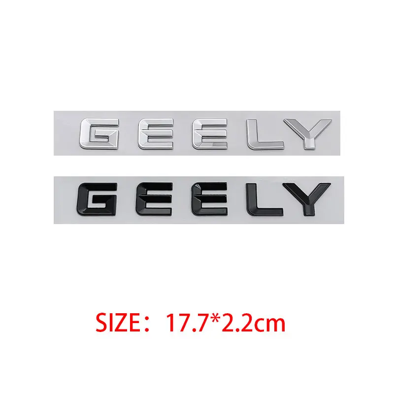 Фото Новые наклейки-эмблемы EMGRAND GEELY для автомобилей Geely Atlas, Emgrand GT, Monjaro, Coolray, для модификации кузова, заднего багажника, логотипа. №4