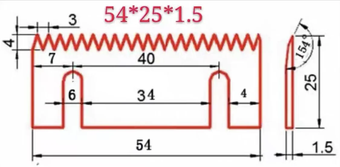 

10 шт., лезвие для упаковщика картонных коробок, нож из высокоуглеродистой стали, полуавтоматическая клейкая лента, запчасти для упаковщика картонных коробок