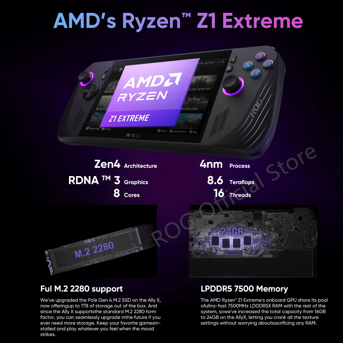 Смартфон Asus rog ally 24/1ТБ