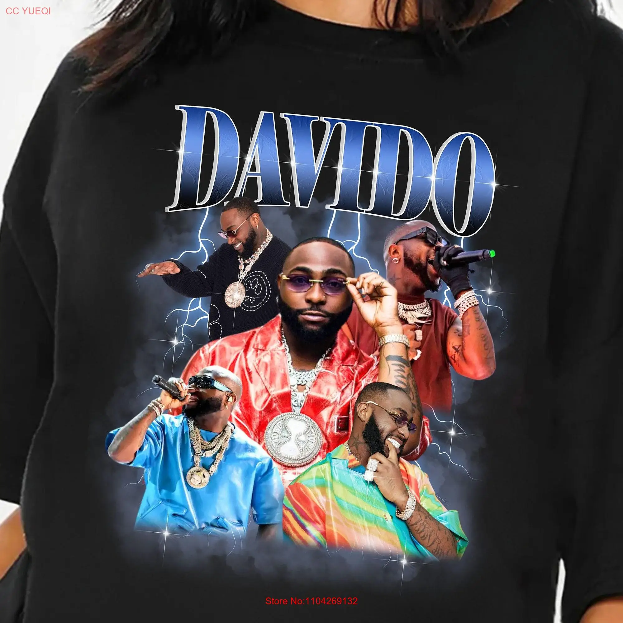 Ограниченная винтажная футболка Davido Bootleg Rap для женщин и мужчин доступная