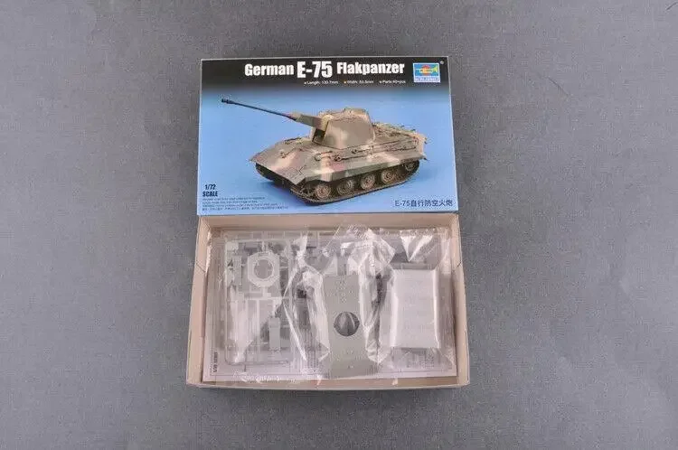 Trumpeter 1/72 07126 Немецкий фальпанзер E-75 военные пластиковые наборы моделей для сборки