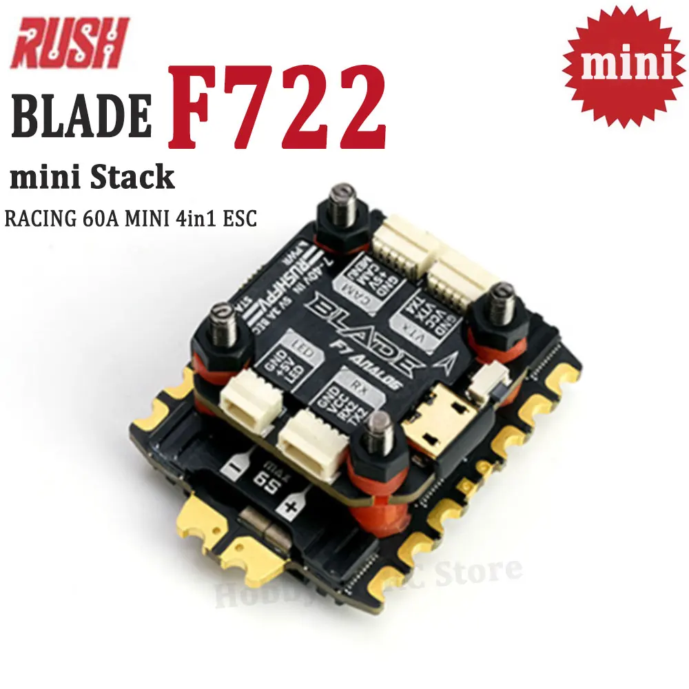 Rush Blade F722 Mini HD for Digital + Blade Racing 60A Mini