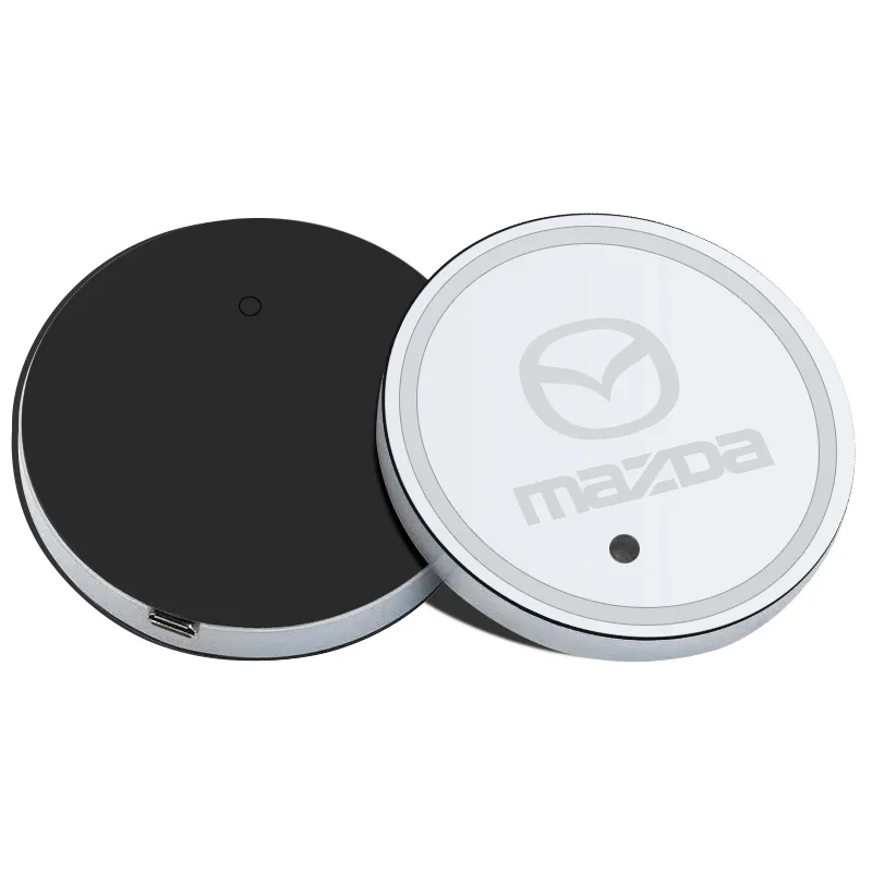 2 светящиеся подставки для автомобильных подстаканников Mazda, совместимые со всеми моделями CX-5, CX-30, Mazda6, светящиеся в темноте, нескользящие коврики для подстаканников, аксессуары (art.: 3920daa2cbf06) - 3920daa2cbf06
