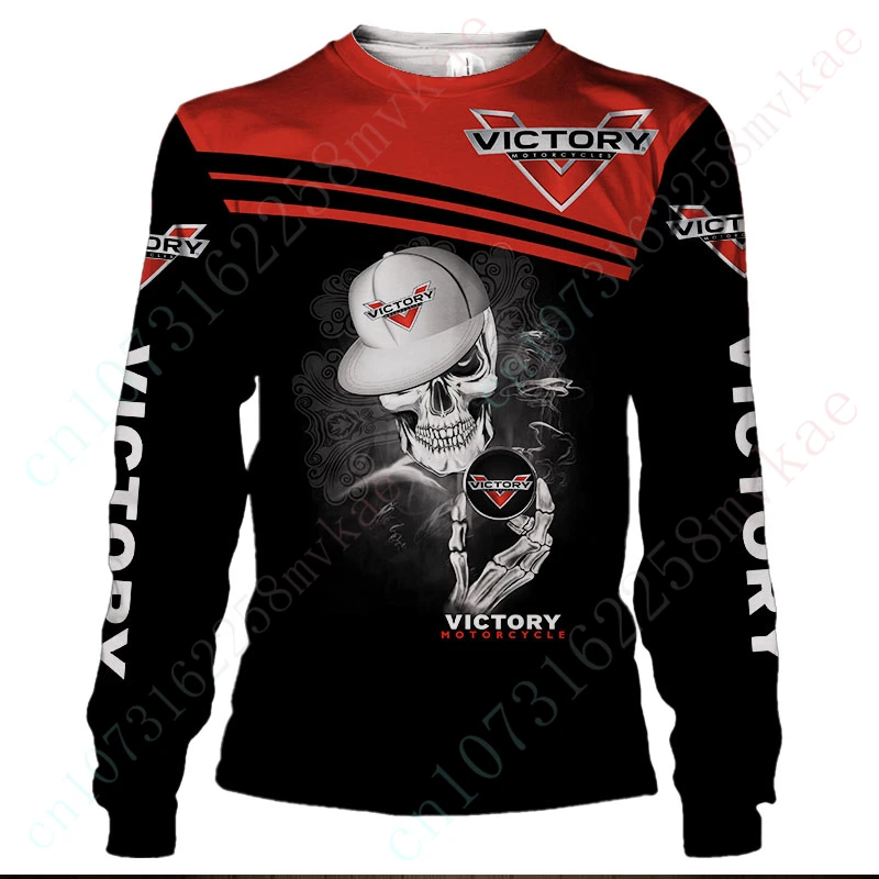 

Victory Casual T-shirts Anime T Shirt For Men Women Unisex Clothing Quick Drying O Neck Long Sleeve 3D Printing Sweatshirt Top