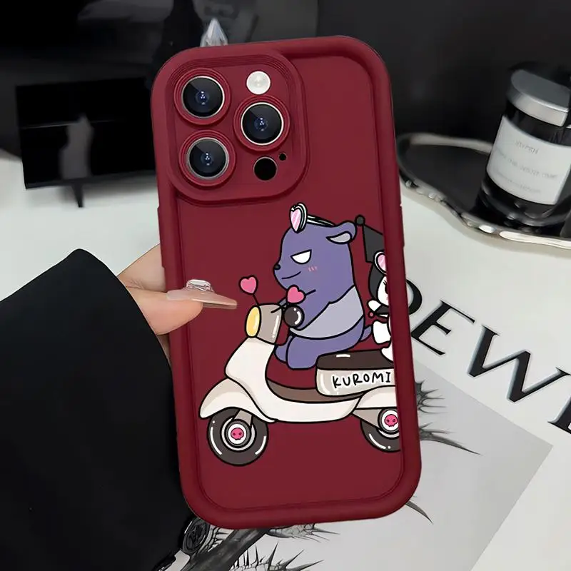 Чехлы для телефонов Apple iPhone 15 13 14 12 11 Pro Max XS 7 XR 14Plus 8 X Angel Eye Ladder Funda Cover Fashion Trend Kurome Bakus