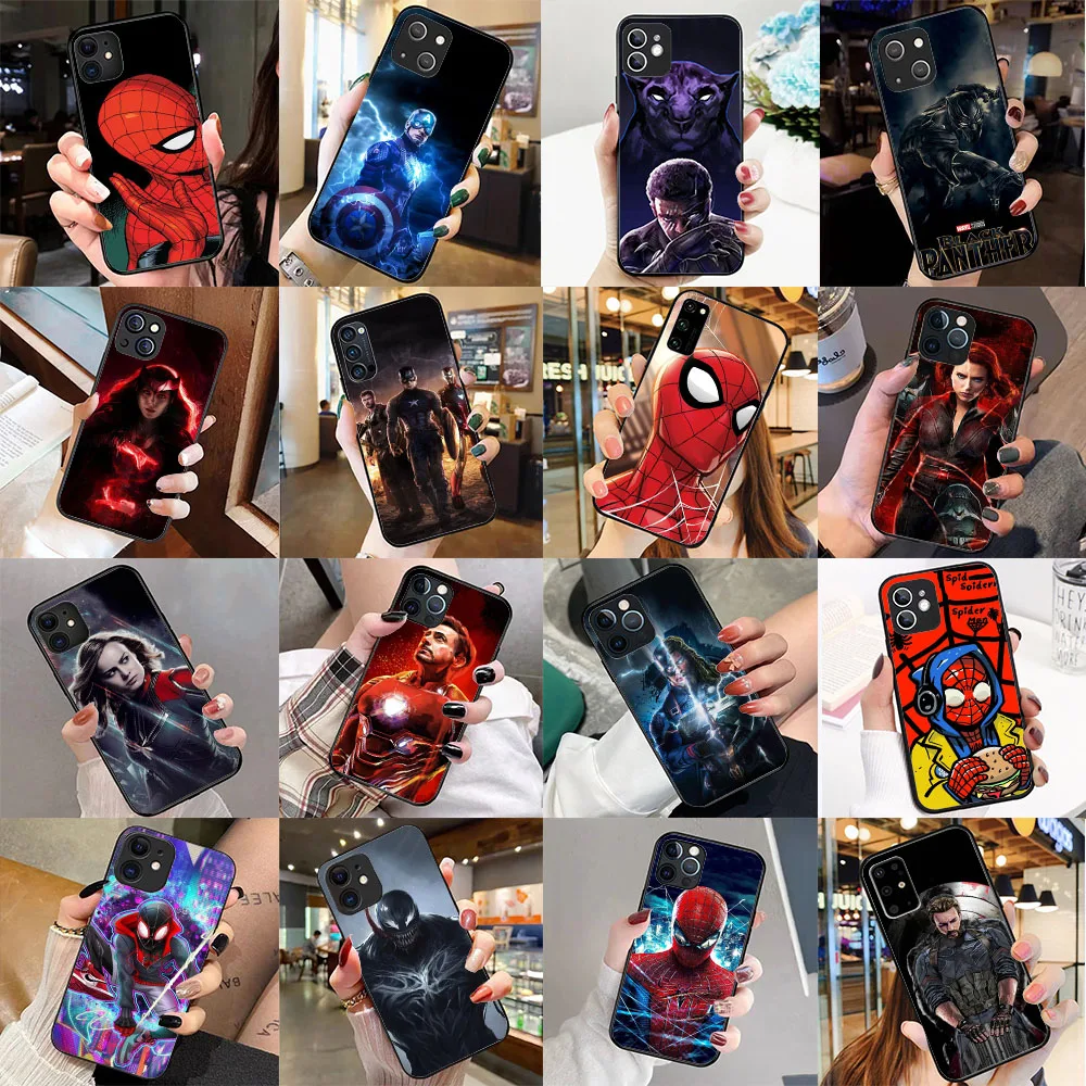 

PY-47 Marvel Silicone Case For OPPO A31 A1 A83 A85 A1K A16 A16S A54S A53 A53S A55 A56 A73