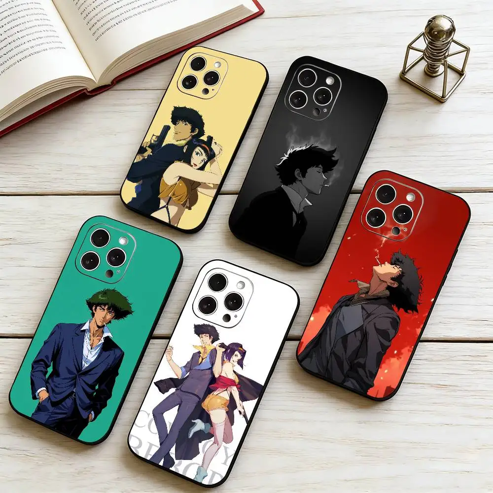 Фото Чехол для телефона C-Cowboy Bebop Spike Spiegel, силиконовый, мягкий, для iPhone 17 16 15 14 13 12 11 X XR Plus Pro Max Plus, подарок. №1