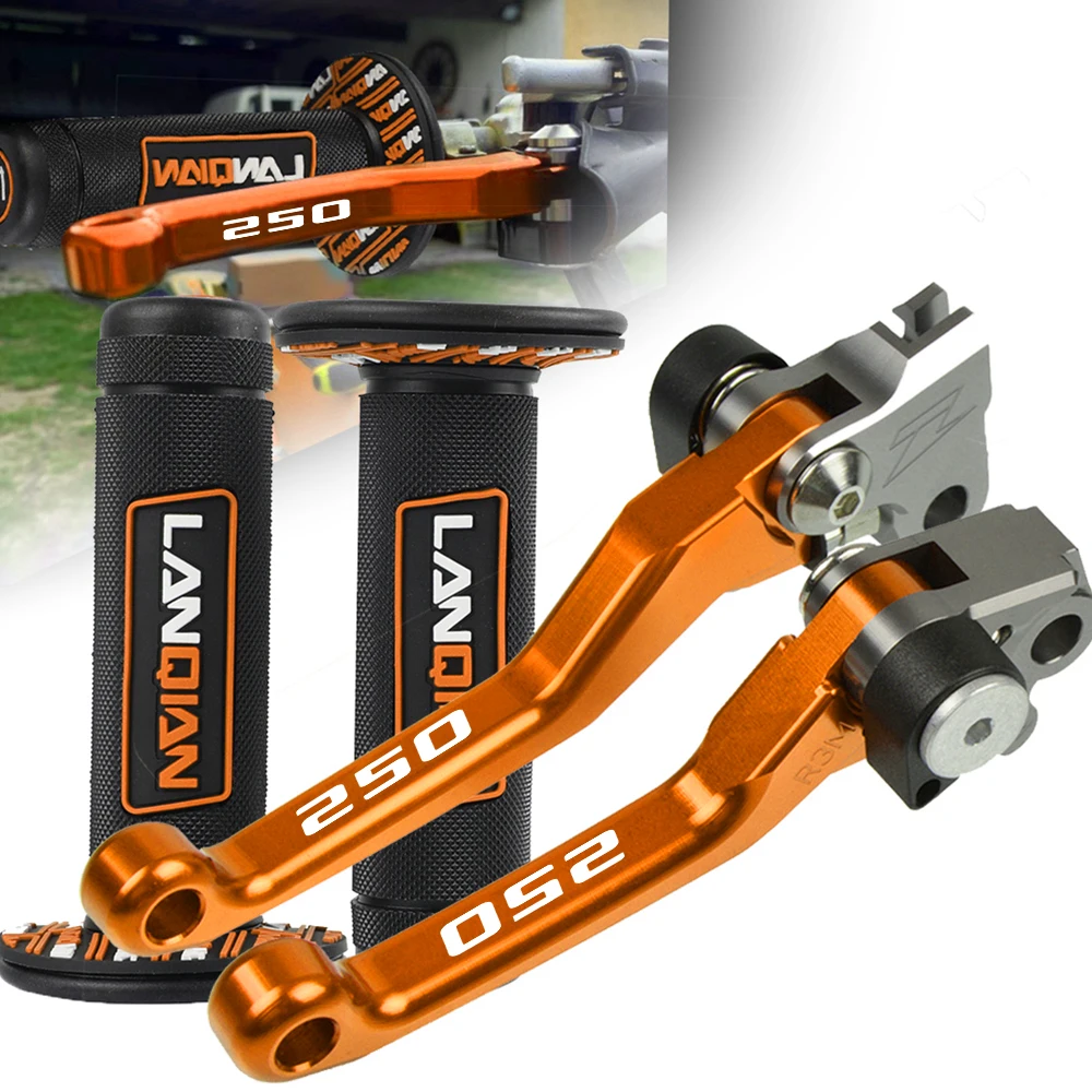 

250 EXC EXCF Dirt bike Brake Clutch Levers Handles Hand Grips For 250EXC 250EXCF 2006 2007 2008 2009 2010 2011 2012 2013 motor