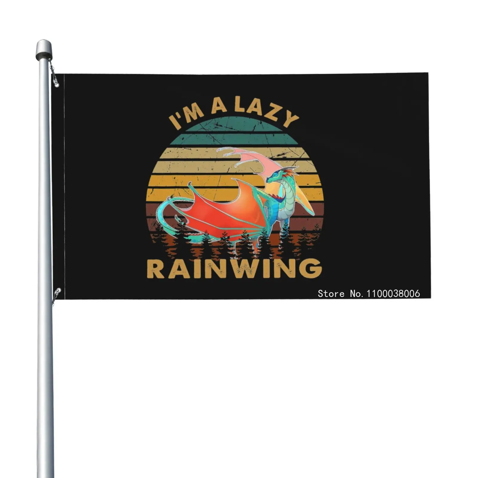 I A Lazy Rainwing Dragon Wings Of Fire Shop флаг баннер парад для летающей активности украшение