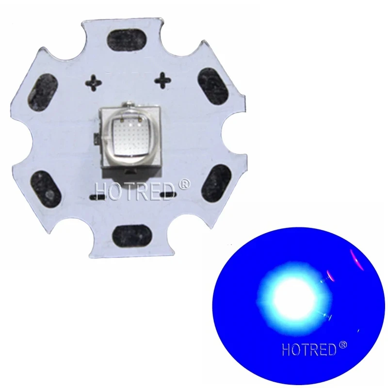 HotRed 10W-XML2 T6 Королевский синий светодиод