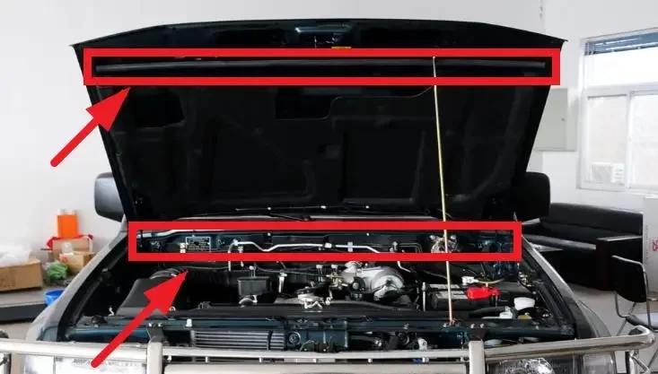 

2 шт. резиновая лента капота для Pajero V30, уплотнительная лента для Montero V40, уплотнитель для Shogun 1989-2000 MB 669587 МБ 657384