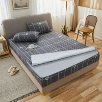 mattress cover soft fiber fashion printing bed mattress protector anti dust mite six sides all inclusive quilted bed cover