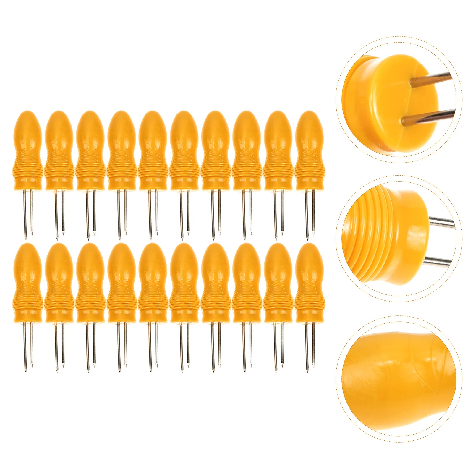 

Corn Cob Fork Bbq Forks Holders Fruit Skewers Picks Sweetcorn The Holder Barbecue Handles Prongs Steel Stainless Skewer Pick