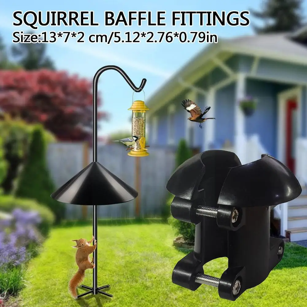 Pole Mounted Buckle Stopper For Bird House Guard (baffle Not Incl T5x5