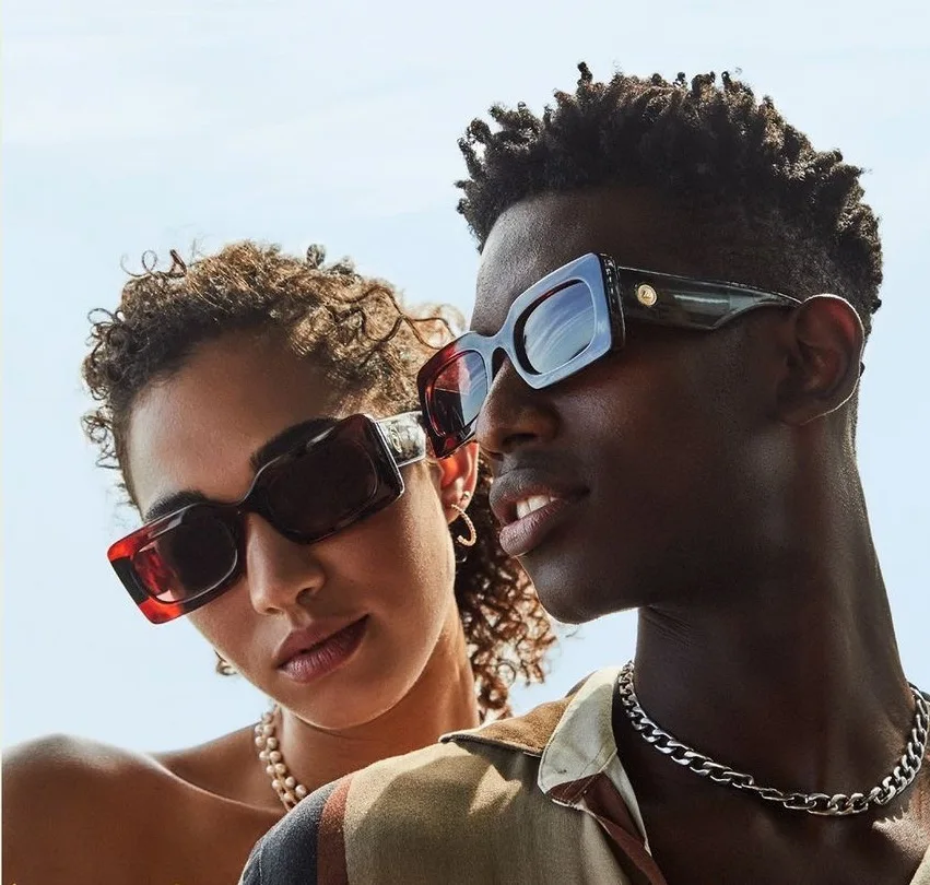 

New Fashion Square Jelly Color Modern Sunglasses Fashion Street Sunglasses Women Glasses Sunglasses for Men