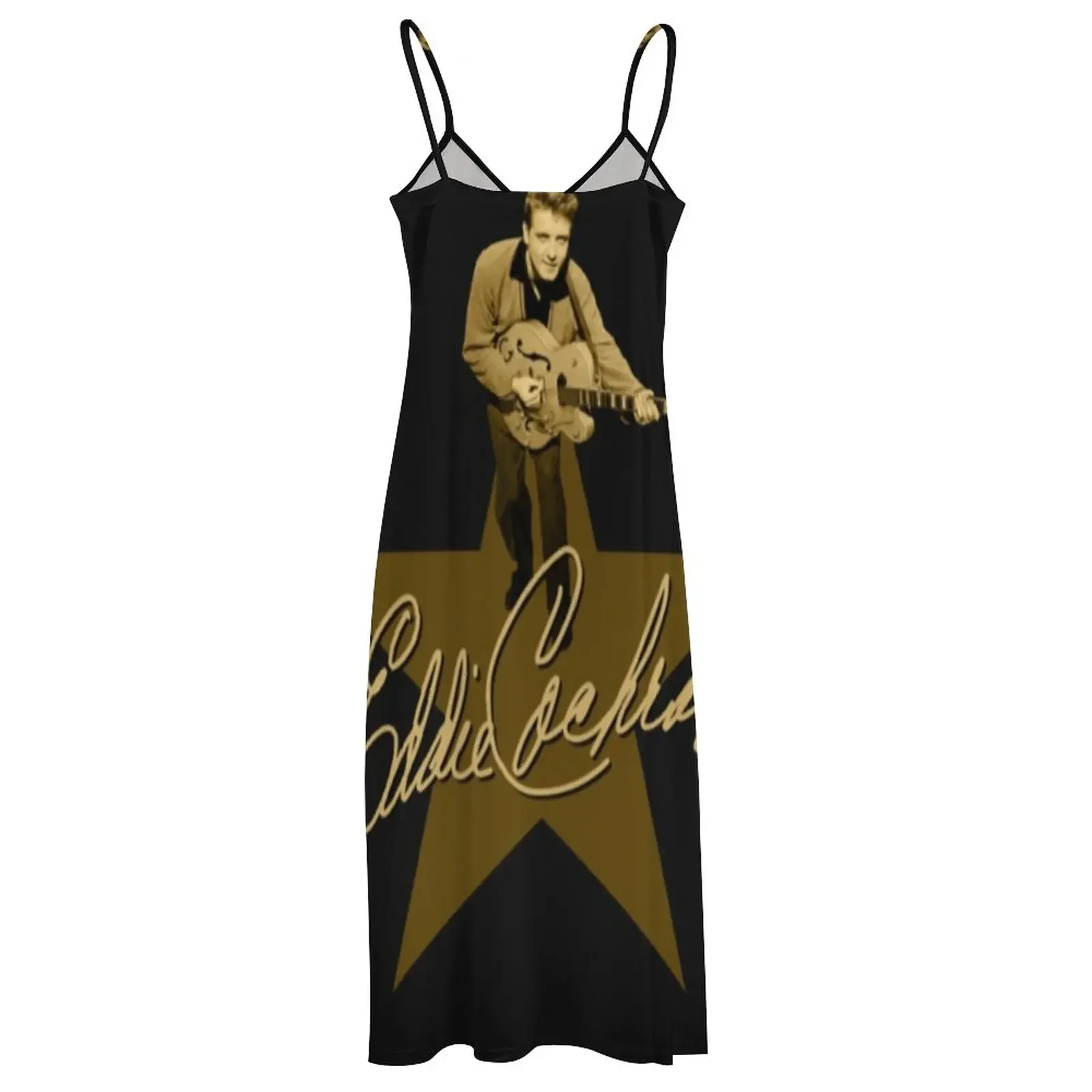Платье без рукавов Eddie Cochran женское летнее длинное платье танцевальные платья