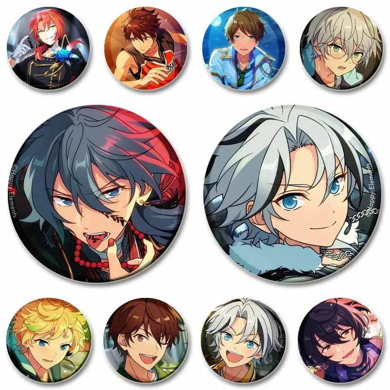 Мультяшный игровой ансамбль со звездами мягкие булавки на пуговицах милый