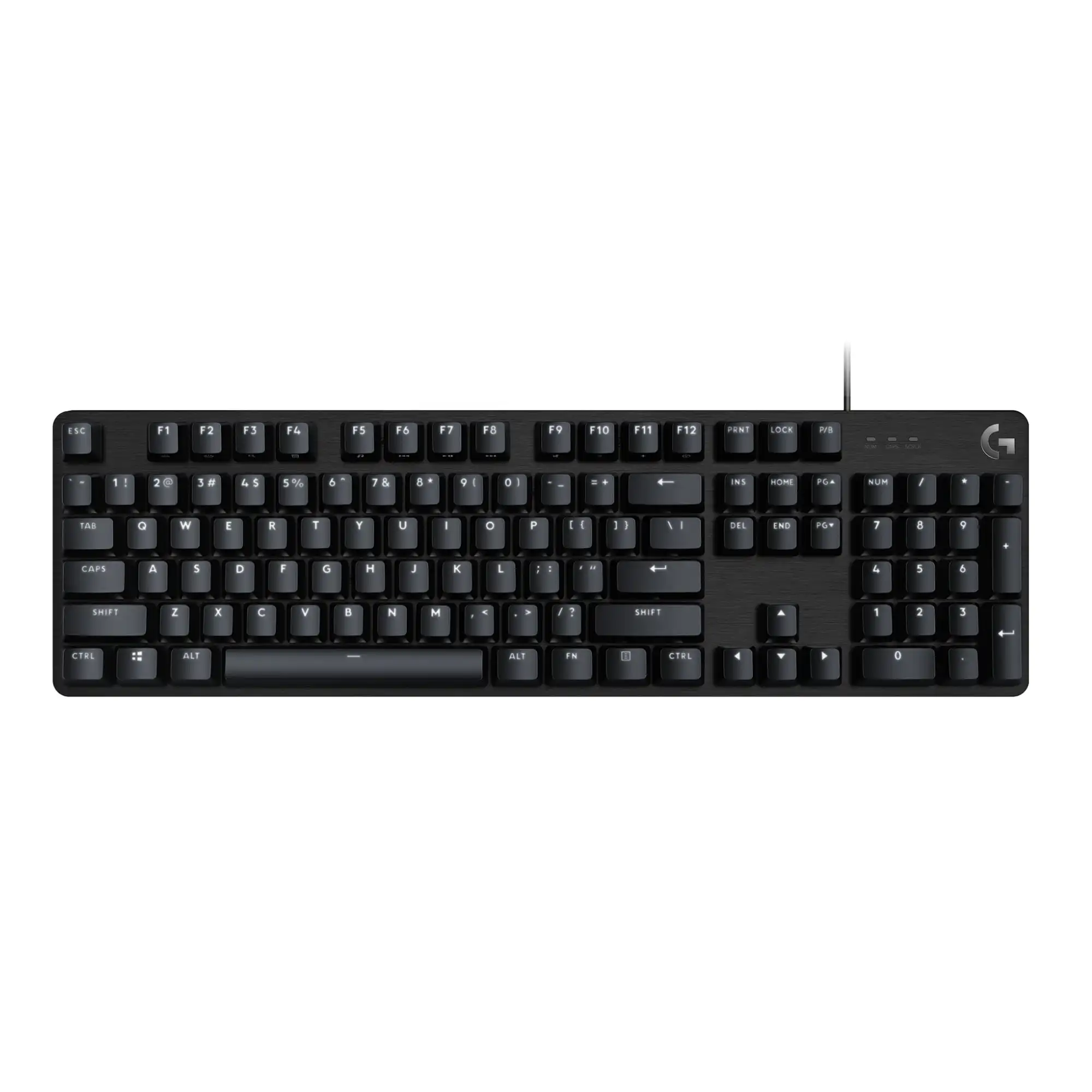 

G413 SE Full-Size Corded Gaming Keyboard, PBT Keycaps, Tactile Mechanical Switches, Black Aluminum