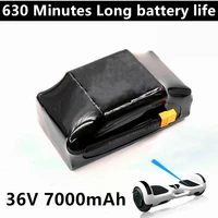 genuine 36v battery pack 7000mah 7ah rechargeable lithium ion battery for electric self balancing scooter hoverboard unicycle
