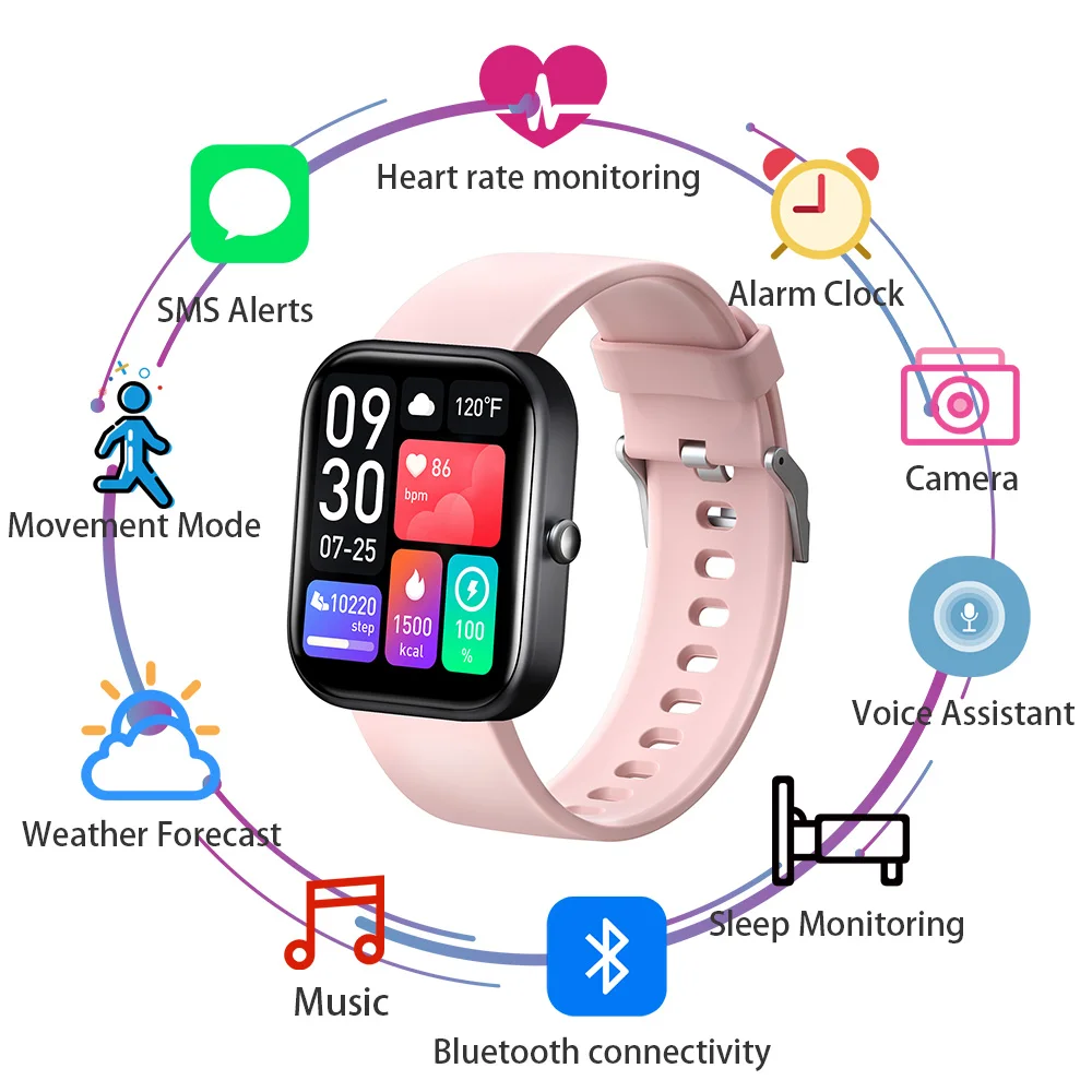 

Smartwatch for Men Fitness Consumer Electronics Sport Bluetooth Smartwatches Man 2023 Gps Womens Woman Wearable Devices Smart