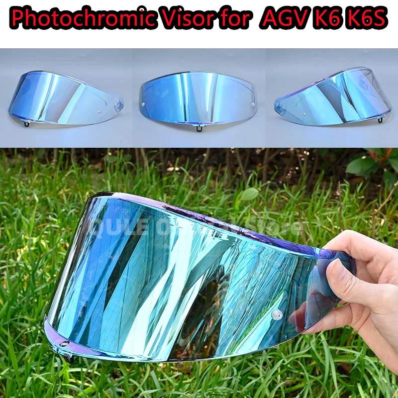 

K6 фотохромный щиток козырек линзы для AGV K6 K6S козырек анфас Viseira Capacete гоночный шлем Запчасти