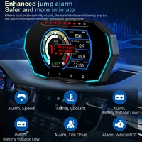 2022 f11 hud obd2 gps head up display smart gauge car system speedometer security alarm water oil temp overspeed reminder