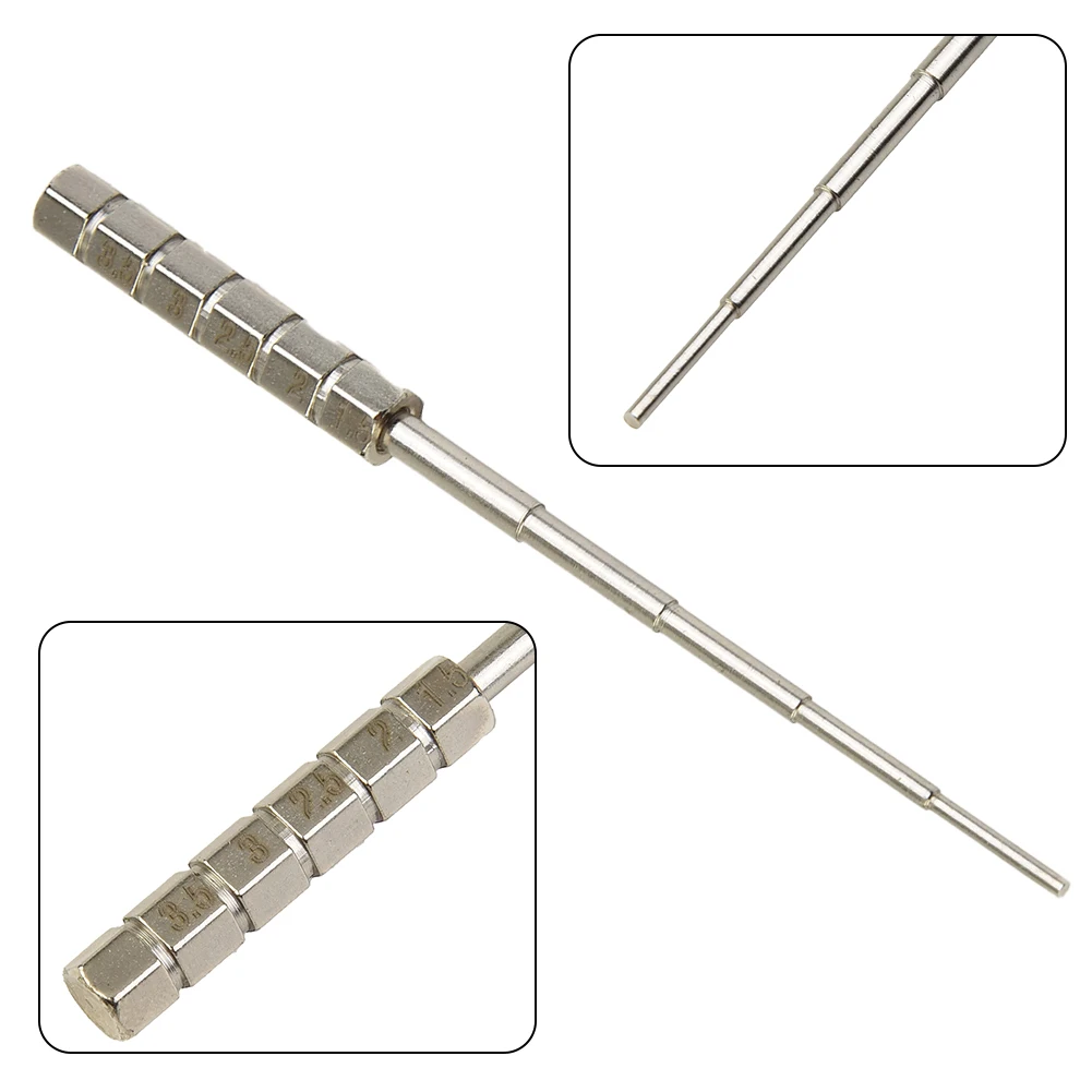 

1pc Wire Winding Rod Stainless Steel Wrapping Wire Jig Tool 1.5mm 2.0mm 2.5mm 3mm 3.5mm Winding Wire Jig Prebuilt Coil Tools