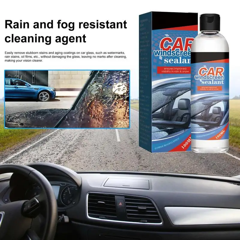 Anti Fog Windshield Cleaner 100ml Anti Rain Spray Rainproof Agent Multifunctional Anti Rain Fog Coating Agent For Vehicles