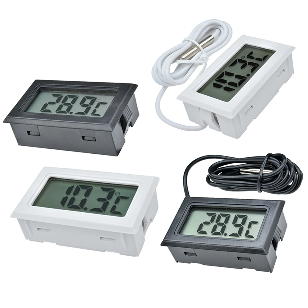 

FY-10 Digital Temperature Hygrometer Sensor Thermometer Meter LCD Waterproof Probe NTC Temperature Humidity Instruments