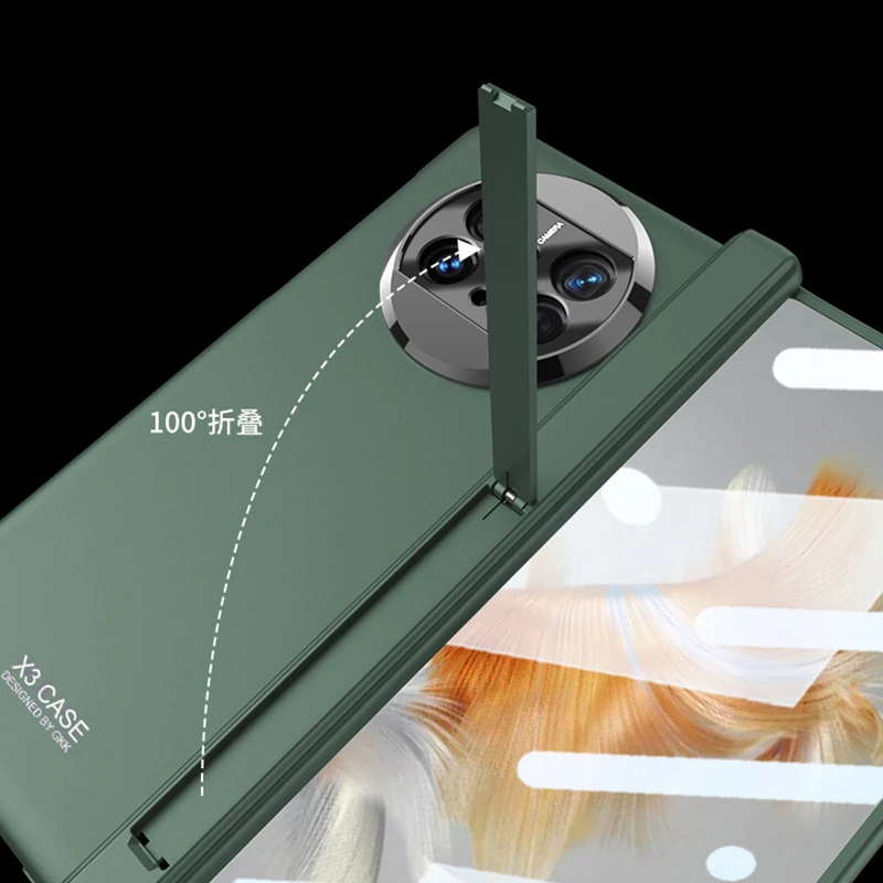 For Huawei Mate X3 Case Magnet Hinge with Built-in Screen Protector Stand Hinge Hard Full Protection Fundas