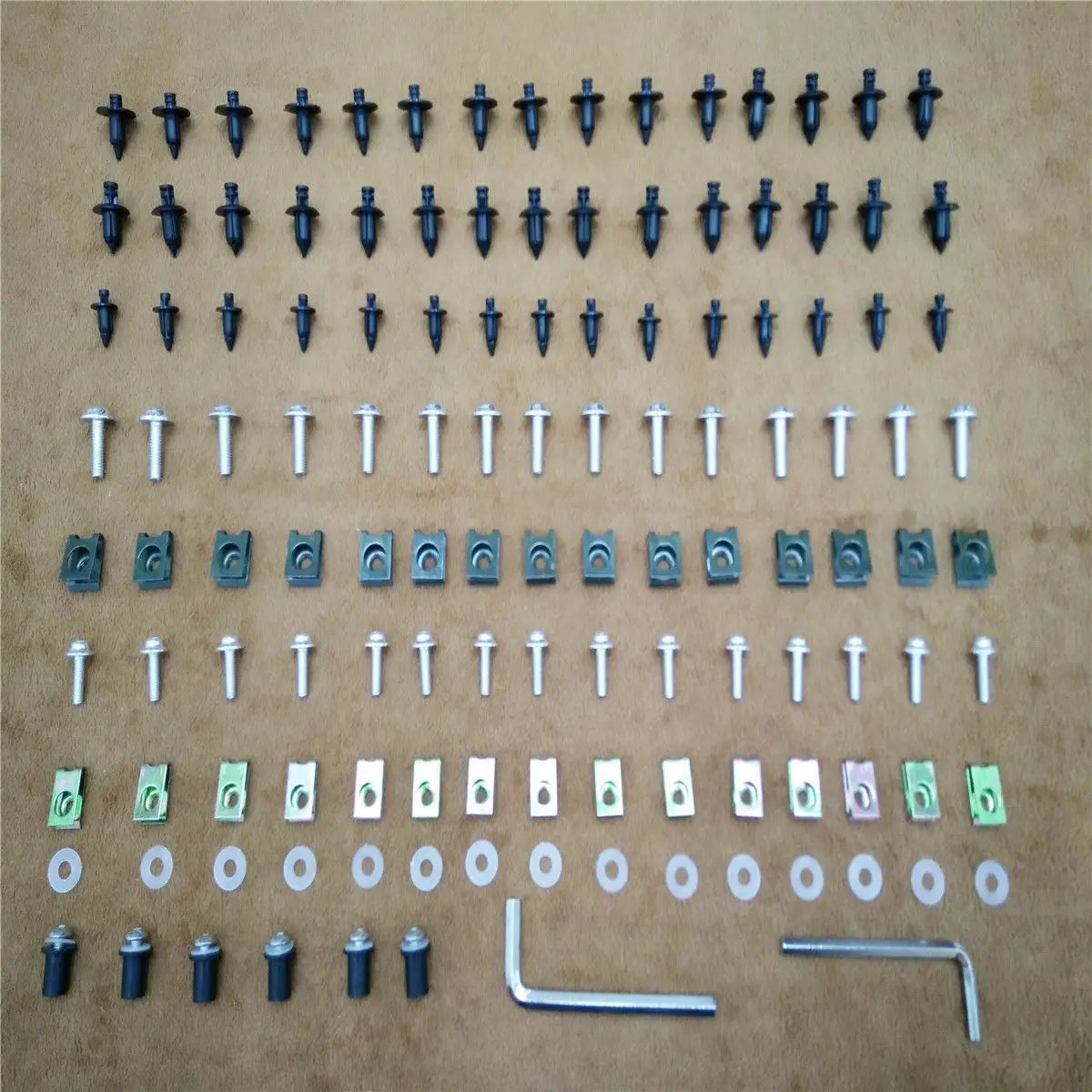 

Motorcycle Accessories Fairing Body Bolts Kit Fastener Clips Screws For Yamaha YZF R125 R1 All Year