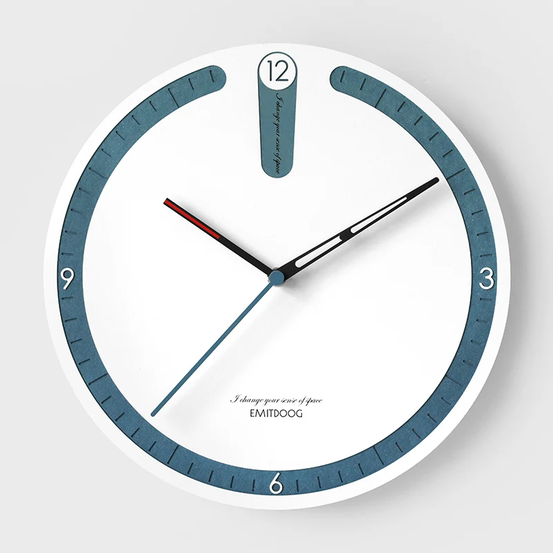 

Nordic Silent Wall Clock Silent Wood Bedroom Modern Design Wall Clock Living Room Kitchen Horloge Murale Home Decor