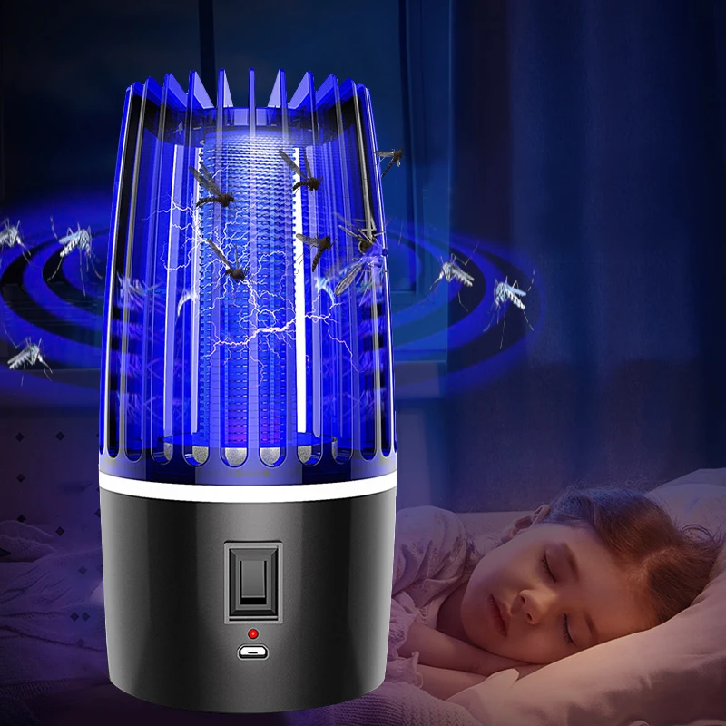 Лампа-ловушка для комаров на 4000 мА · ч с USB-зарядкой