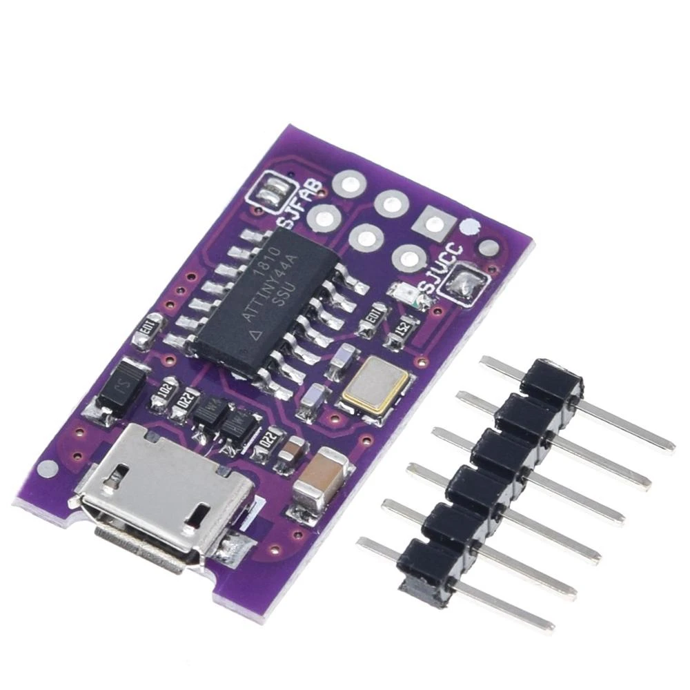 Micro USB Tiny AVR ISP ATtiny44 ATTiny45 ATTiny85 USBTinyISP модуль программатора для IDE загрузчика