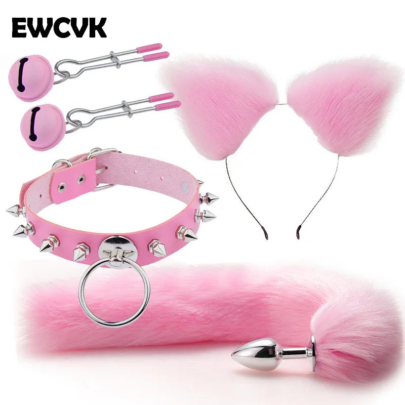 Секс-игрушка для женщин косплей эротический аксессуар с лисьим хвостом Анальная