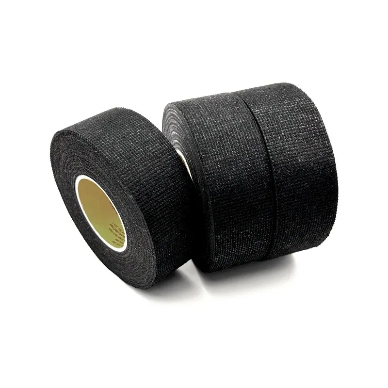 15 метров 5 рулонов термостойкая клейкая ткань черная лента бархатная жгут