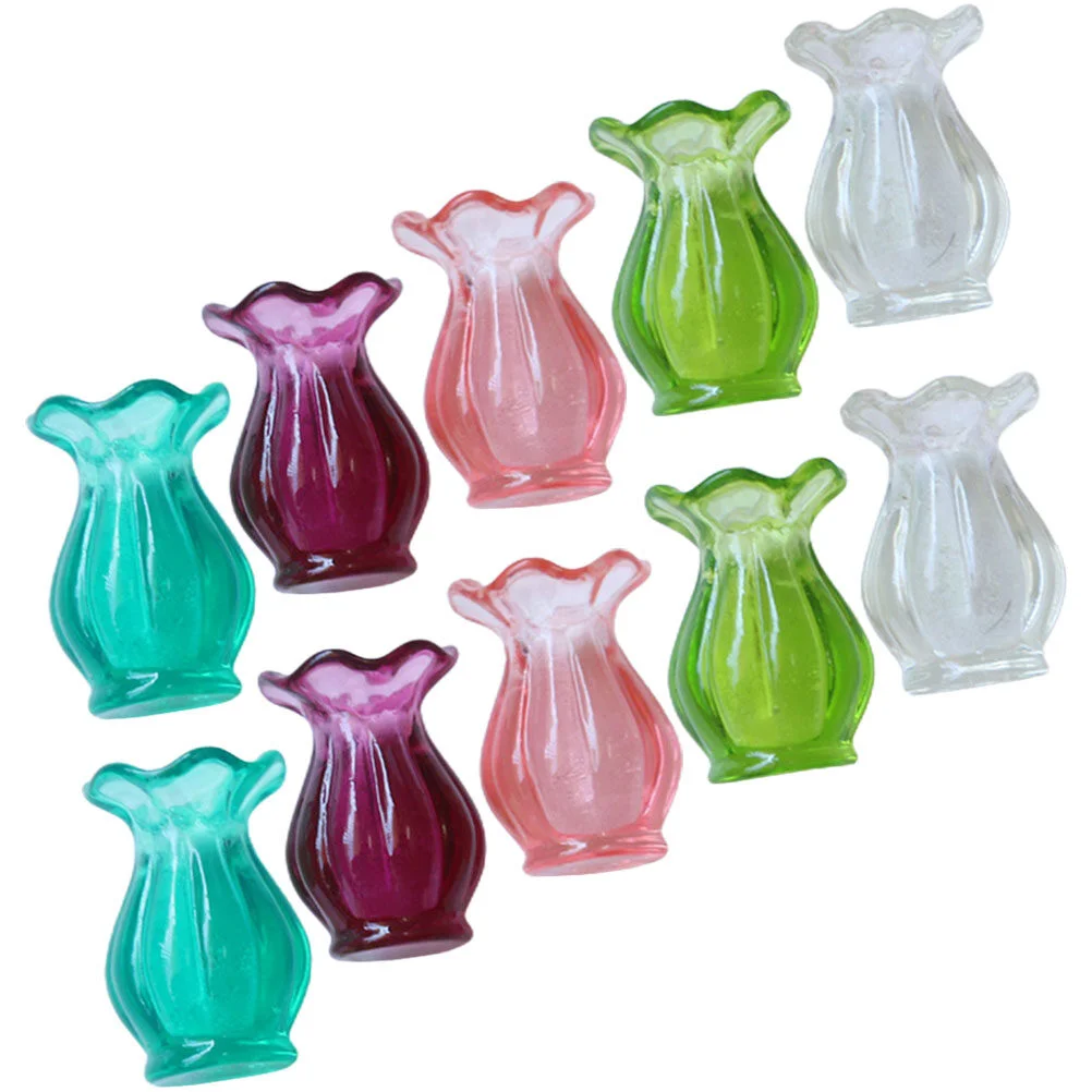 

Mini Vase House Christmas Vases For Centerpieces Accessories Miniature Mini Items That Actually Work Toys Tiny Resin Crafts