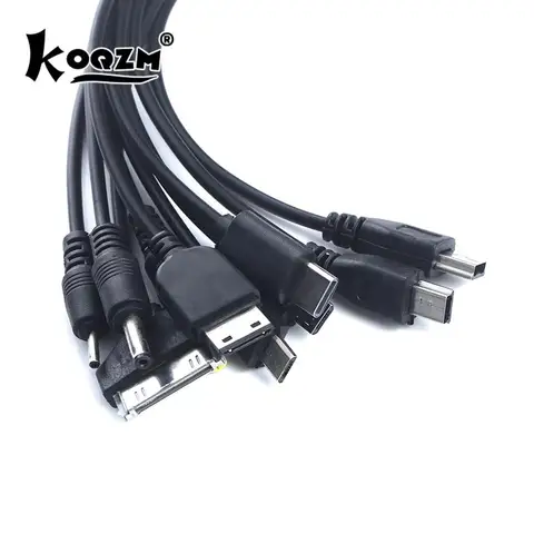 Универсальный 10 в 1 USB многозарядный выдвижной телефонный кабель для сотового телефона