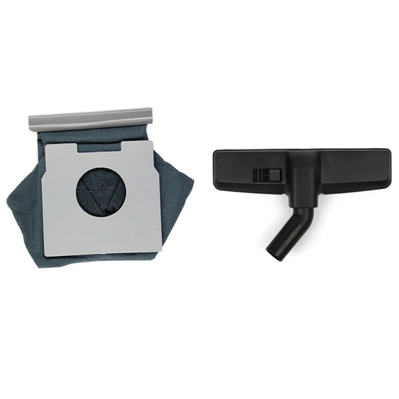 

3 Pcs Vacuum Cleaner Accessories: 2 Pcs Washable Non Woven Cloth Dust Bags & 1 Pcs Brush Head Floor Brush