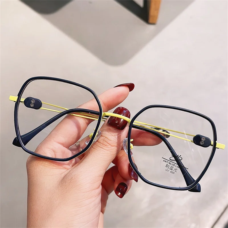 Металлические оправы для очков YOOSKE TR90 мужчин и женщин оправа с защитой от синего
