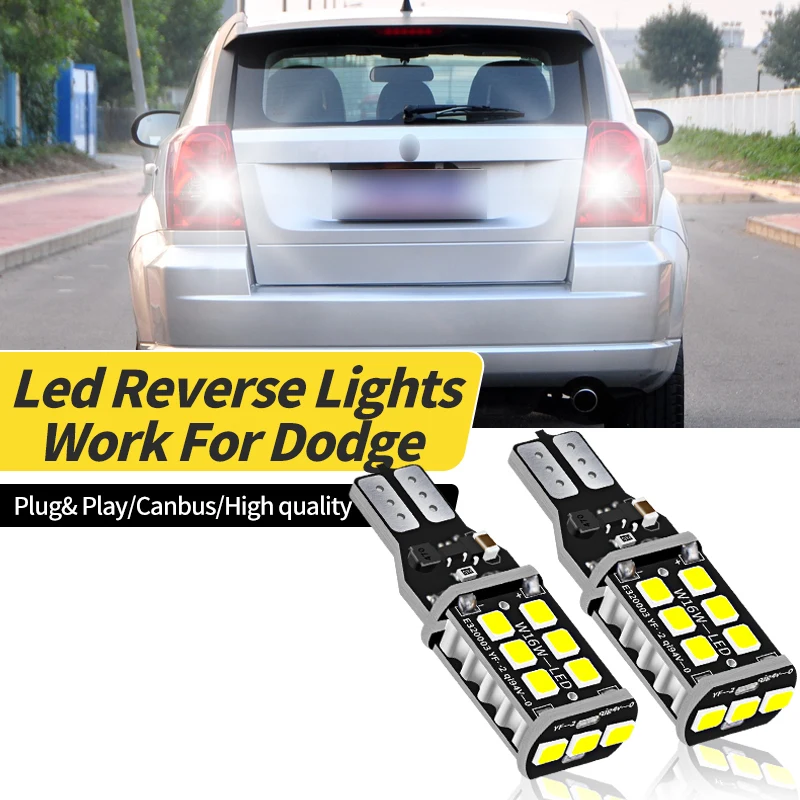 

4/10 шт. 12 В Canbus T16 T15 921 W16W белая светодиодная лампа автомобильные резервные фонари заднего хода для Dodge Durango Avenger Caliber Neon Challenger