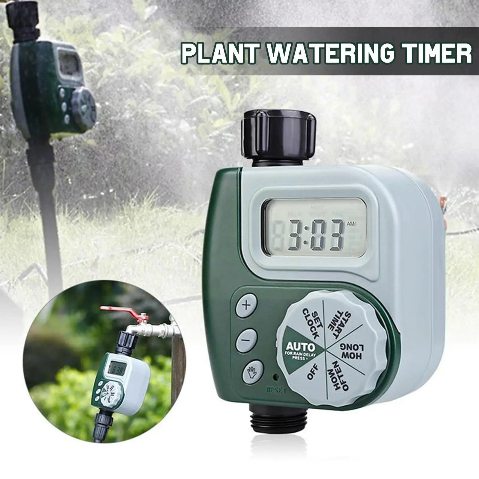 

Orbital 62061Z Single-Outlet Hose Watering Timer Automatic Garden Device Timer Controller Outdoor Irrigation Water Garden Q1E6