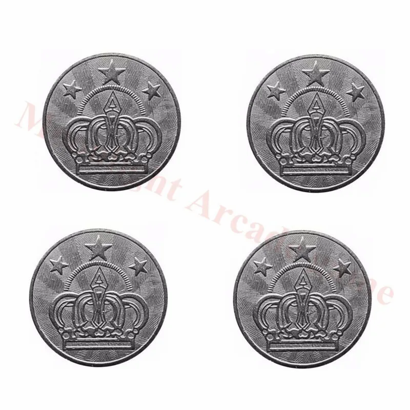 100 шт. монетница из нержавеющей стали для аркадных игр |