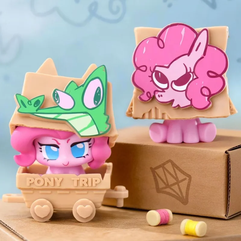 Фото KAYOU Оригинальная коллекционная мини-фигурка My Little Pony Серия 2 в маске, аниме-статуэтка 3D, сюрприз-бокс для коллекционирования №3