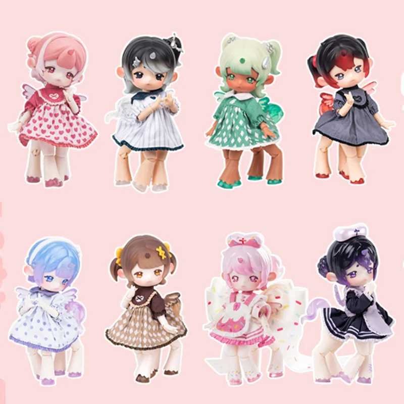 Dreamlike Tea Party Series Obtisu11 Doll Blind Box Toys Ob11 1/12bjd Dolls Action Figures Mystery Box Surprise Gifts