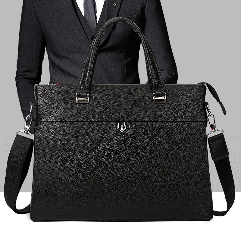 Мужской портфель, деловая сумка на плечо, сумка-мессенджер, сумка для ноутбука, мужская дорожная сумка, горизонтальная мужская сумка