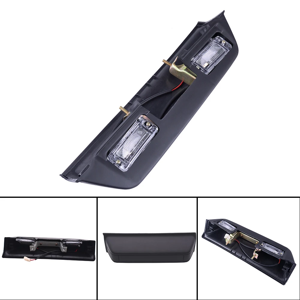 

Аксессуары для освещения номерного знака Лампы черный подходит для фитингов Pajero 1990-2000 MB623336 пластик + металлическая задняя дверь