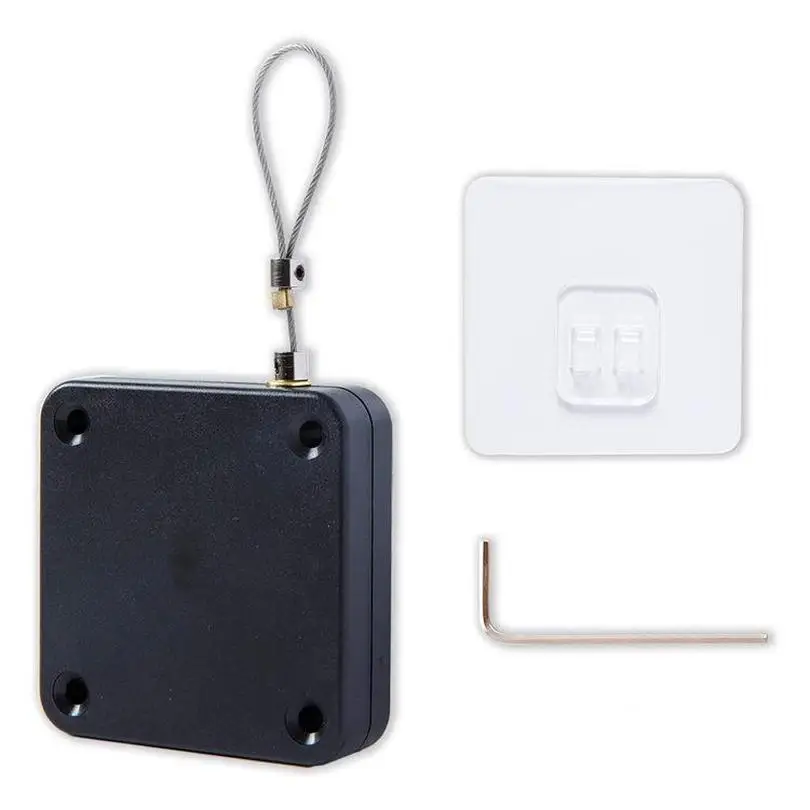 

Sliding Door Automatic Door Closer Household Door Closing Spring Iron Door Handy Artifact Pull Rope Hole Free Closing Door