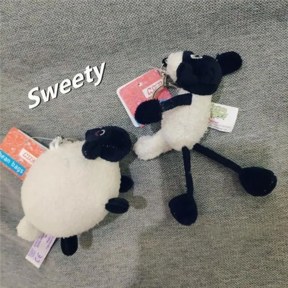 

Cute Sheep Shaun Keychain Children's Plush Doll Student Bag Pendant Cartoon Mini Sheep Pendant Birthday Gift